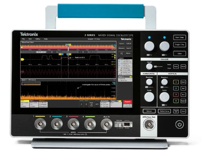 2 Series Oscilloscope Front View