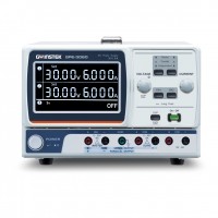 GW Instek GPE-3060 - Fuente de poder DC triple 0~30V, 0~6A (x2) / 5V, 5A (x1), 385W